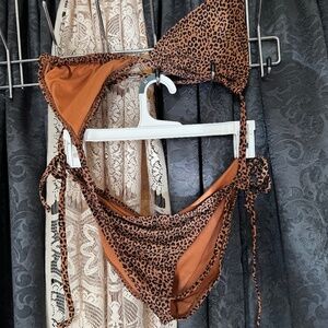 Xhilaration leopard bikini